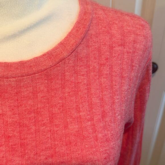 Zenana Small Pink Ribbed Knit Sweater NWOT - Picture 4 of 9